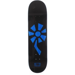 Black Label Planche Skateboard Flower Power 8.5 X 32.38 Black Blue 