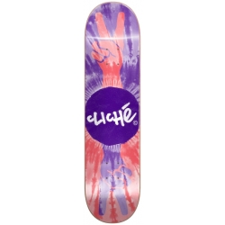 Cliché Planche Skateboard Peace Rhm Purple Red 8.5 X 32.33 Wb 14.5 
