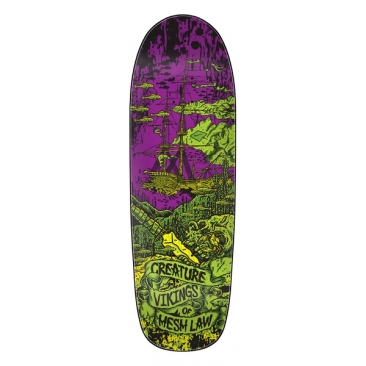 Creature Vikings Hesh Law Xx Team 9.55 X 30.46 Planche Skateboard