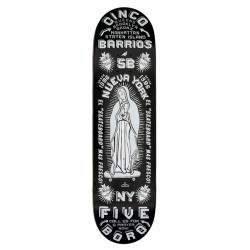 5Boro planche skateboard Cinco Barrios Black 8.75