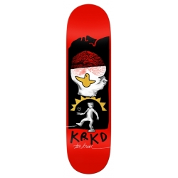 Krooked Planche Skateboard Knox Brain And Bird Orange 8.5 X 32.18 - 14.38 