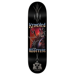 Krooked Planche Skateboard Worrest Chrome Zone Twin 8.3 X 31.9 - 14.4 