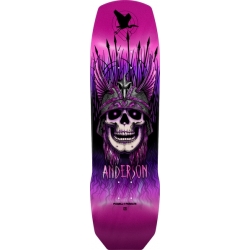 Powell Peralta Planche Skateboard Andy Anderson Heron Pink Foil 9.13 X 32.8 