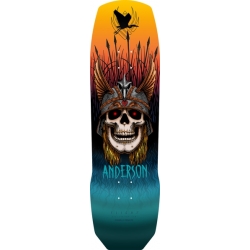 Powell Peralta Planche Skateboard Flight Anderson Heron Skull 9.13 X 32.8 