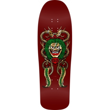 Powell Peralta Reissue Caballero Mask Burgundy Gold 10.0 X 30.8 Planche Skateboard