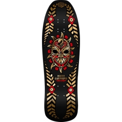Powell Peralta Planche Skateboard Reissue Guerrero Mask Black Gold Foil 10 X 31.75 