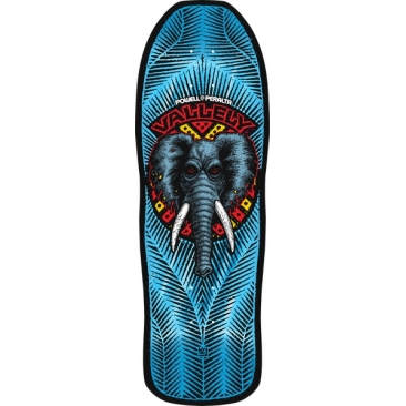 Powell Peralta Reissue Vallely Elephant Blue Foil 9.85 X 30 Planche Skateboard