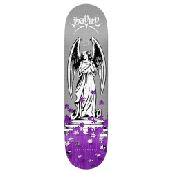 Real Planche Skateboard Hayley Pieces True Fit Grey 8.25 X 31.5 X 13.88 