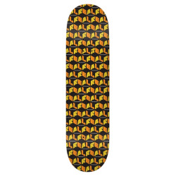 Real planche skateboard Pp City Blocks Black 8.25 X 32