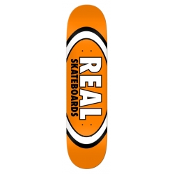 Real Planche Skateboard Team Classic Oval 7.5 X 29 True Mid Orange 