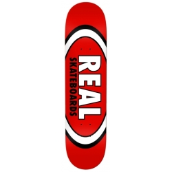 Real Planche Skateboard Team Classic Oval 8.12 X 31.38 Red 