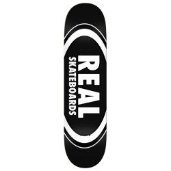 Real planche skateboard Team Classic Oval 8.25 X 32 Black