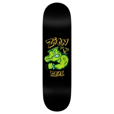 Real Zion Bad Gator Heavyweight Blk 8.5 X 31.85 - 14.25 Planche Skateboard