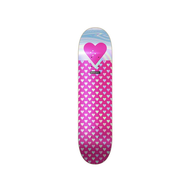 The Heart Supply planche skateboard R7 Foil Pink Sweethearts 7.75
