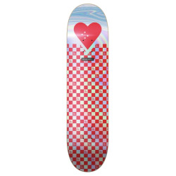 The Heart Supply planche skateboard R7 Foil Red Checkerboards 8.25