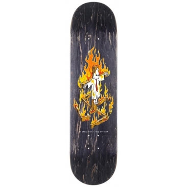 Toy Machine Templeton Charred Cross Black 8.25 X 32 Planche Skateboard