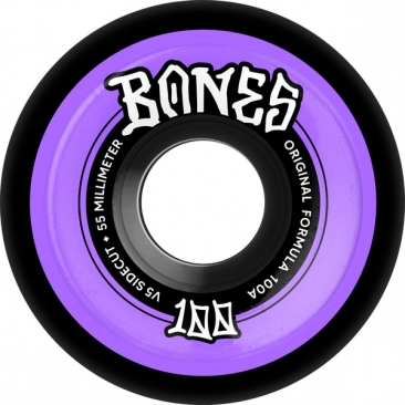Bones 100's 55mm V5 100a Black Roues