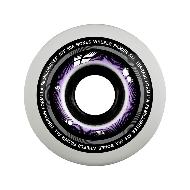 Bones roues skateboard Atf 56mm Filmers Ii 80a
