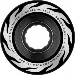 Bones Roues Atf 59mm Rough Riders Flame 80a Blk 