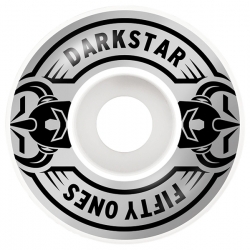 Darkstar Roues 51mm Quarter Silver 101a 