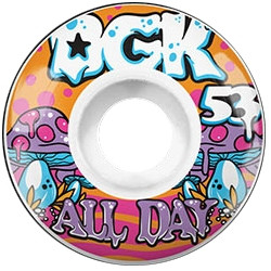 DGK roues skateboard 53mm Sunshine 101a