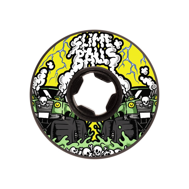 Santa Cruz Slime Balls roues skateboard 58mm Accelerator Vomit Blk 99a