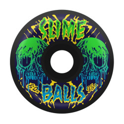 Santa Cruz Slime Balls roues skateboard 60mm Skull Vomits Black 95a