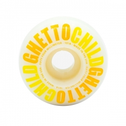 Ghetto Child Roues 54mm Classic Logo Yellow 101a 