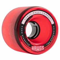 Hawgs Roues 63mm Fatty 78a Clear Red 