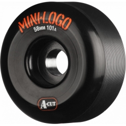 Mini Logo Roues 58mm A-cut 101a Black 