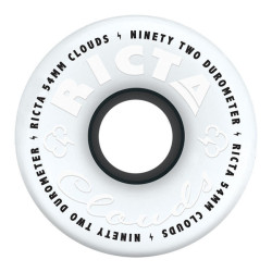 Ricta roues skateboard 54mm Clouds Black 92a