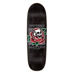 Santa Cruz Planche Skateboard Dressen Skull Rose Pro Shaped 9.25 X 31.95 