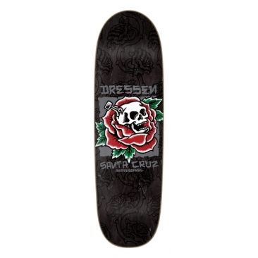 Santa Cruz Dressen Skull Rose Pro Shaped 9.25 X 31.95 Planche Skateboard