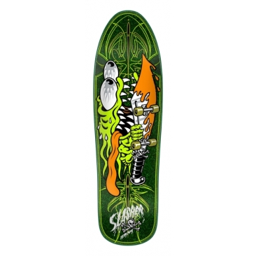 Santa Cruz Meek Pinstripe Slasher Green 9.23 X 31.67 Planche Skateboard