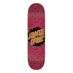 Santa Cruz Planche Skateboard Scrawl Brick Dot 7 Ply Birch 8.25 X 31.8 