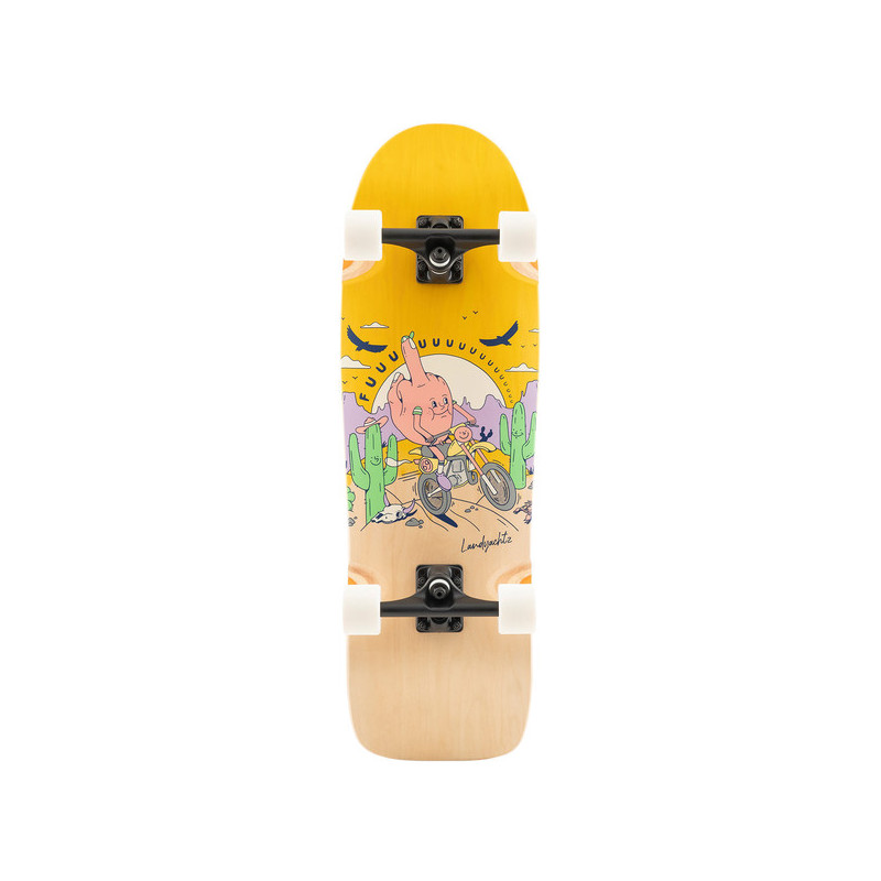 Cruiser Longboard Complete Landyachtz Atv Ditch Life Moto Fun 31 X 9.75 Wb 15 - Image 164841