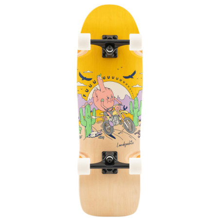 Cruiser Longboard Complete Landyachtz Atv Ditch Life Moto Fun 31 X 9.75 Wb 15