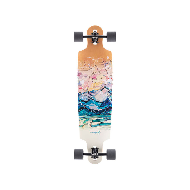 Longboard Cruiser completo Landyachtz Lb Drop Cat 38 Vibes 38.6 X 9.9 Wb 29.3 - Imagen 164873