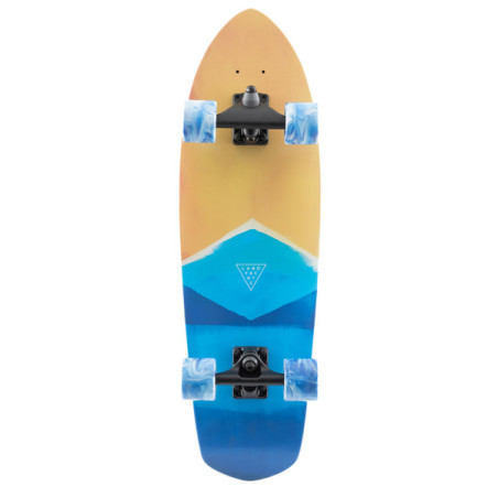 Longboard Cruiser completo Landyachtz Surf Pocket Knife Watercolor 29.6 X 9.1