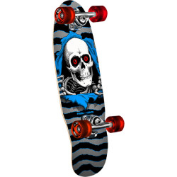 Compleet Longboard Cruiser Powell Peralta Cruiser Ripper Mini Silver Blue 7.5 X 24 | Independent Skateshop