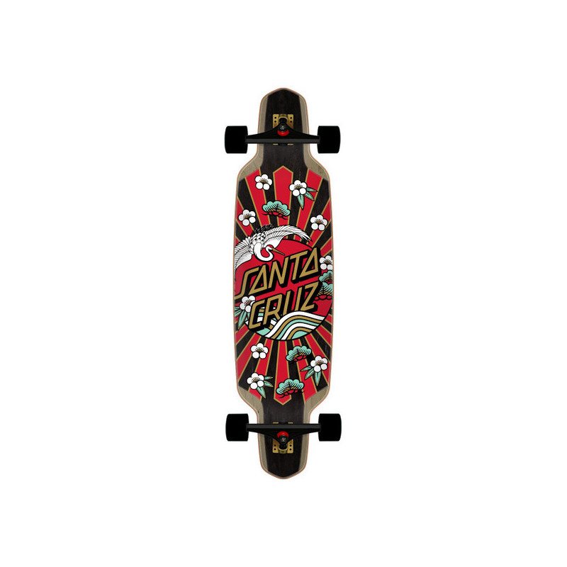 Longboard Cruiser completo Santa Cruz Crane Dot 9.50 X 37.52 Drop Down - Imagem 164911
