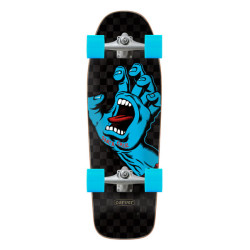 Compleet Longboard Cruiser Santa Cruz Screaming Hand Check 9.8 X 30.2 | Independent Skateshop