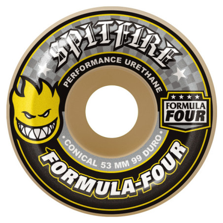 Ruedas Spitfire 53mm F4 99d Concl Yellow Print