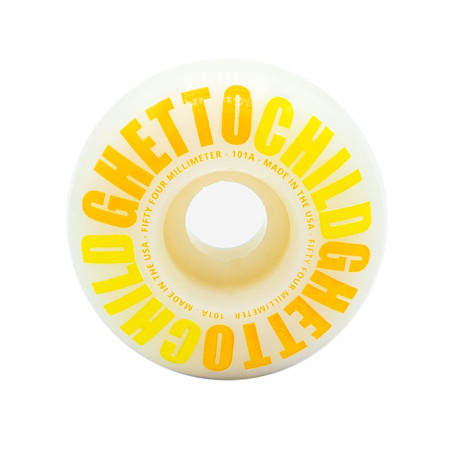 Ruedas Ghetto Child 54mm Classic Logo Yellow 101a