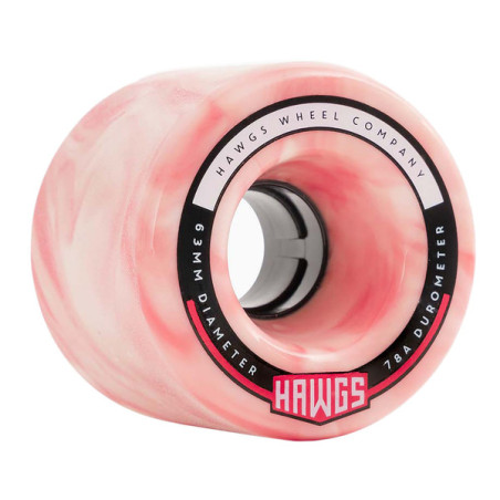 Wheels Hawgs 63mm Fatty 78a Pink White