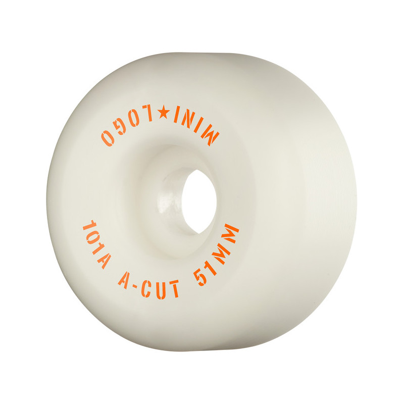 Ruedas Mini Logo 51mm A-cut Ii 101a White - Imagen 165635