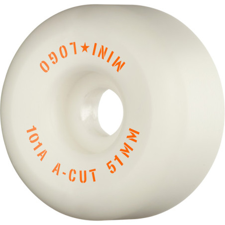 Ruedas Mini Logo 51mm A-cut Ii 101a White