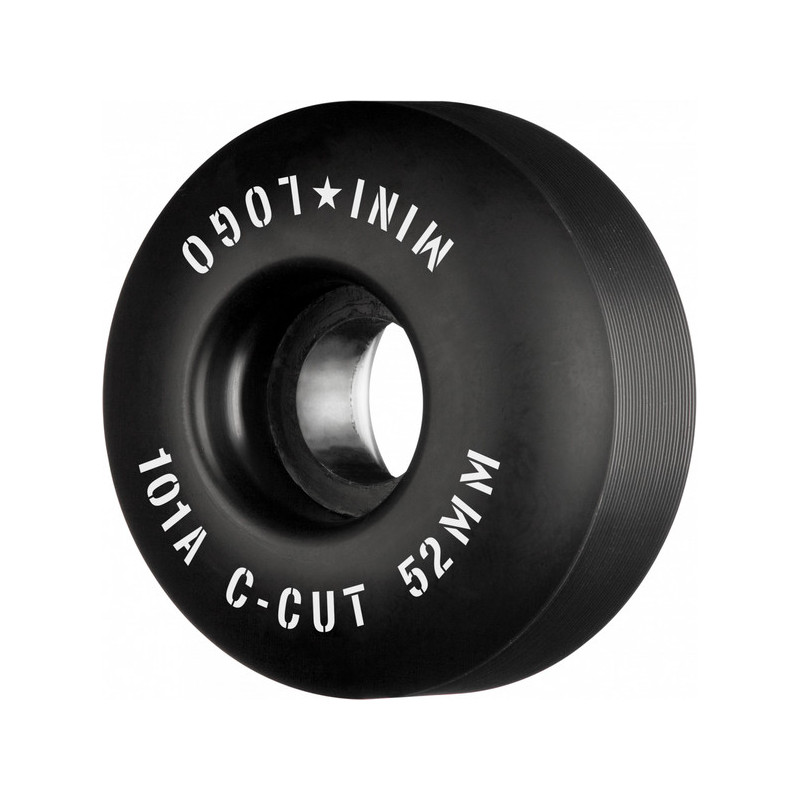 Ruedas Mini Logo 52mm C-cut Ii 101a Black - Imagen 165641