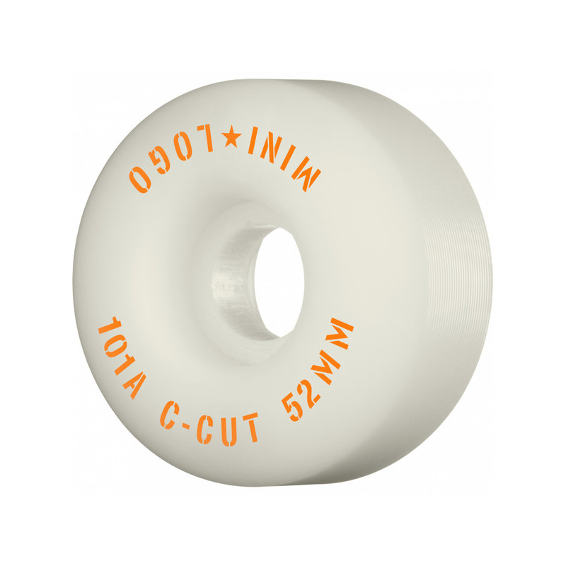Ruote Mini Logo 52mm C-cut Ii 101a White - Immagine 165642