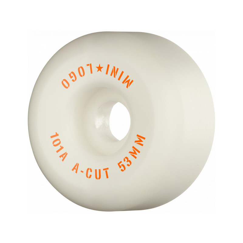 Ruedas Mini Logo 53mm A-cut Ii 101a White - Imagen 165644